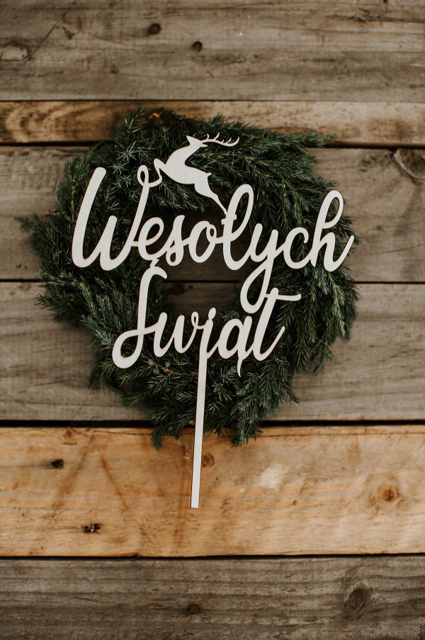Topper Wesołych świat