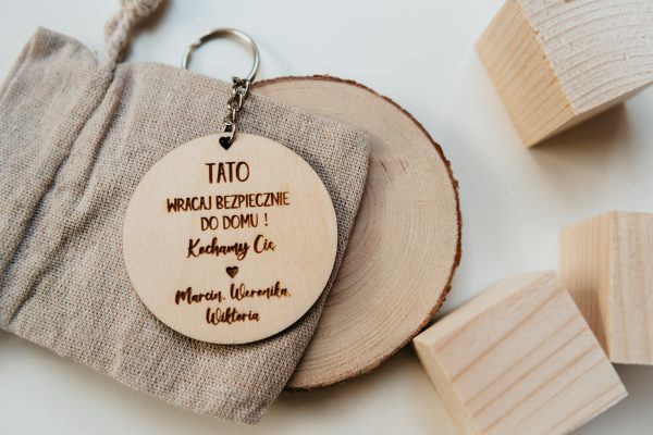Brelok Tato wracaj bezpiecznie...