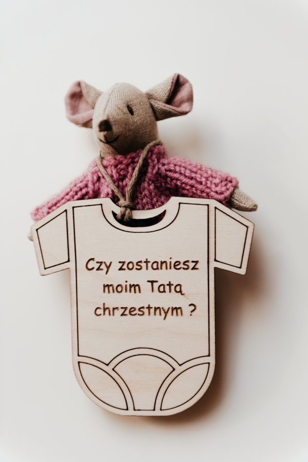 Zawieszka Czy zostaniesz moim chrzestnym