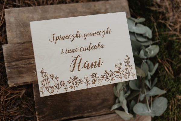 Pudełko na gumki, spinki, kokardki, opaski, bransoletki