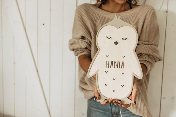 Lampka Pingwinek spersonalizowany