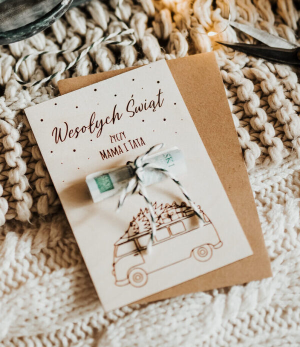 Kartka jednostronna na pieniądze/voucher