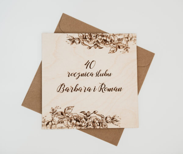 Kartka na rocznicę ślubu 10/20/30/40/50...
